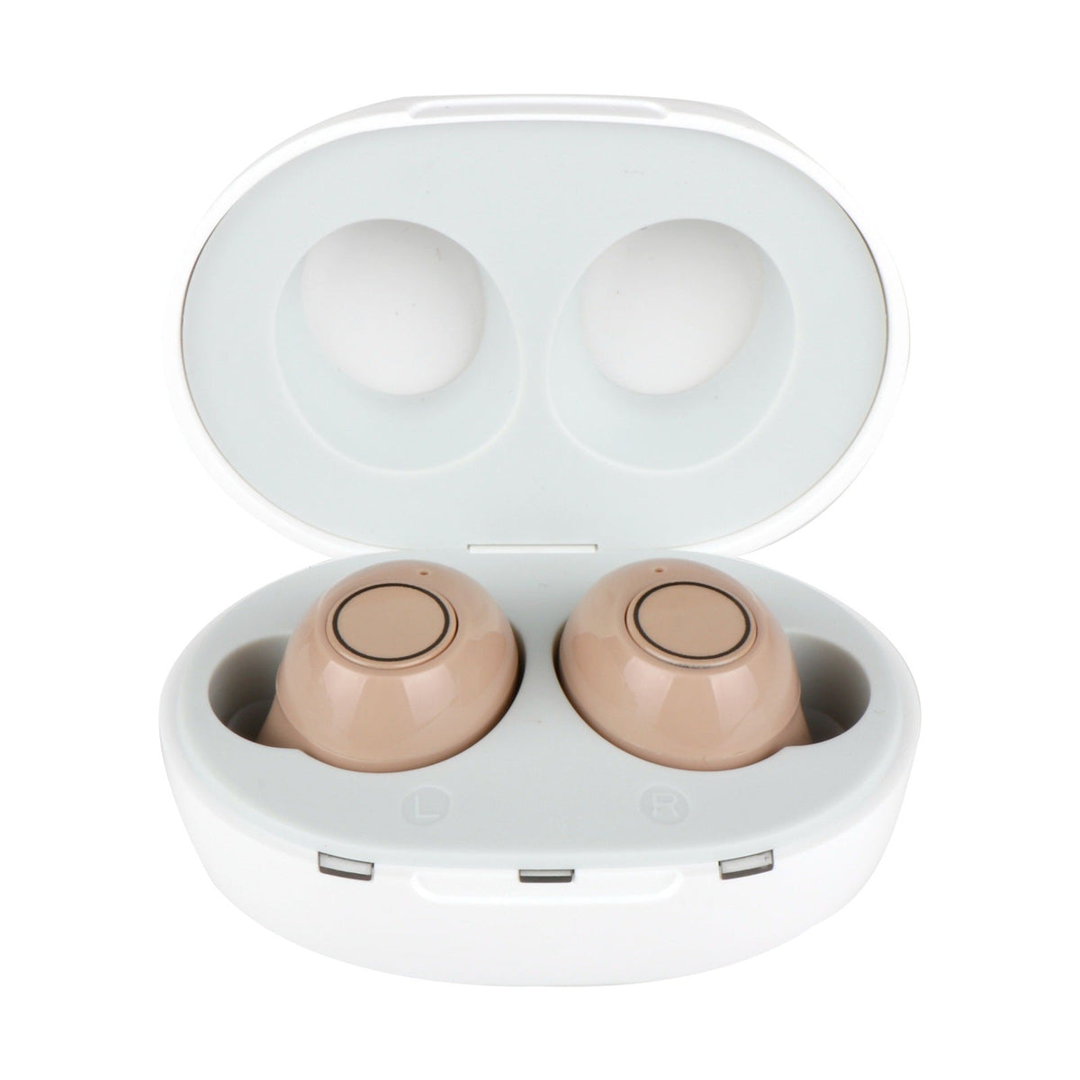 Skin-Tone Hearing Aid for Seniors: Discreet Comfort