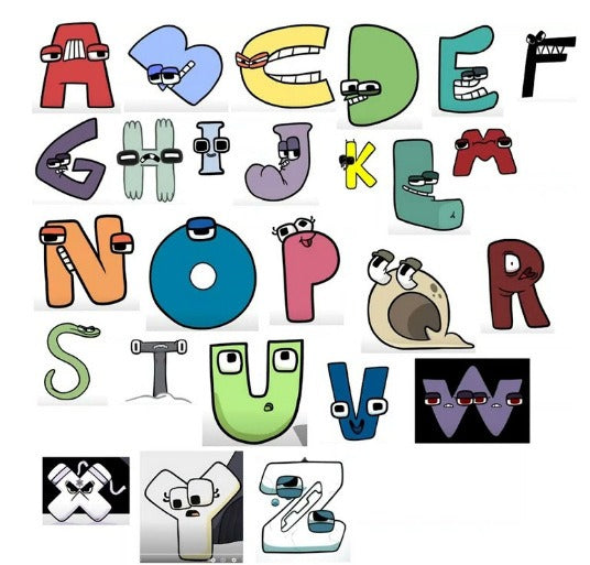 Alphabet Lore Plush Doll – Soft Collectible Letter Toy
