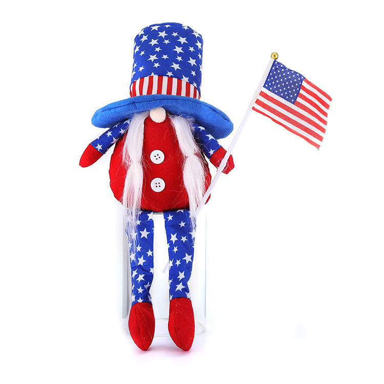 Patriotic Gnome Decor Set for Festive July 4th Style