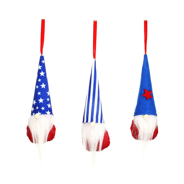 Patriotic Gnome Ornaments for Fourth of July Decorations