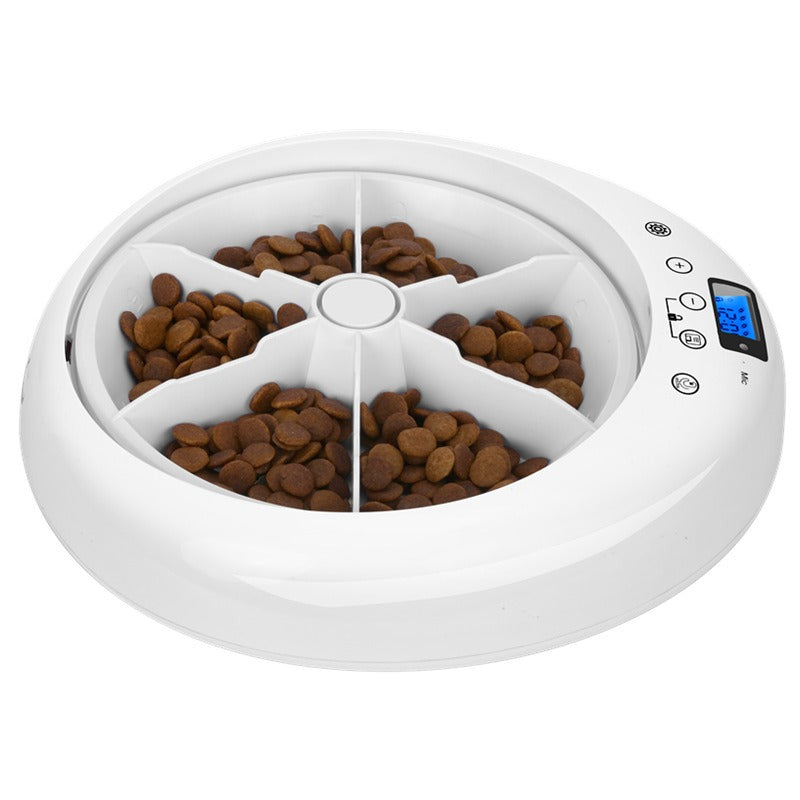 Automatic Pet Feeder With Scheduled Portion Control