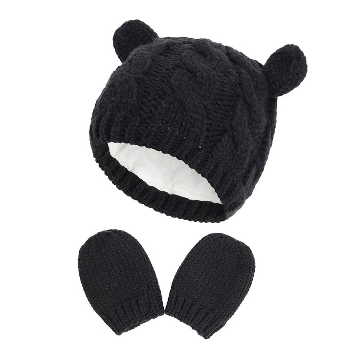 Baby Winter Knit Hat & Mitten Set for 0-18 Months