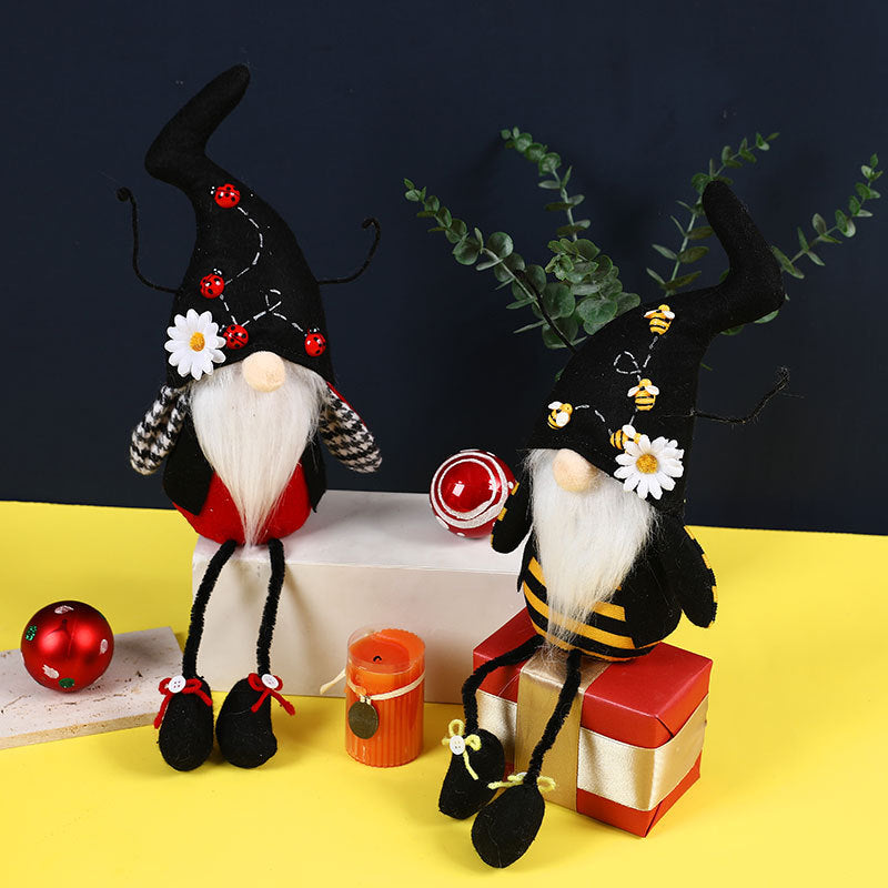 Bee and Ladybug Gnome Decor for Whimsical Displays