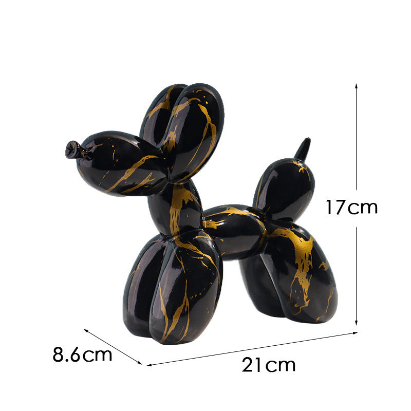 Balloon Dog Sculpture for Modern Monochrome Interiors