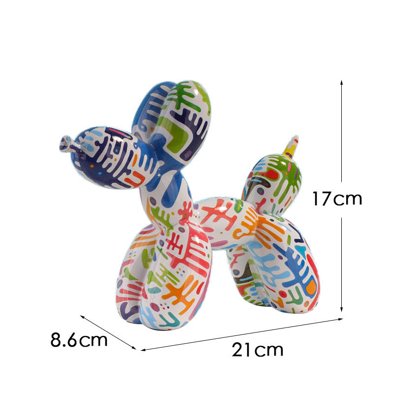 Balloon Dog Sculpture for Modern Monochrome Interiors
