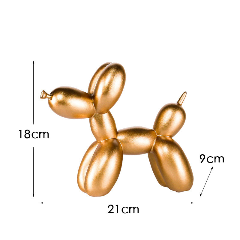 Balloon Dog Sculpture for Modern Monochrome Interiors