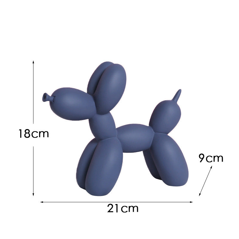 Balloon Dog Sculpture for Modern Monochrome Interiors