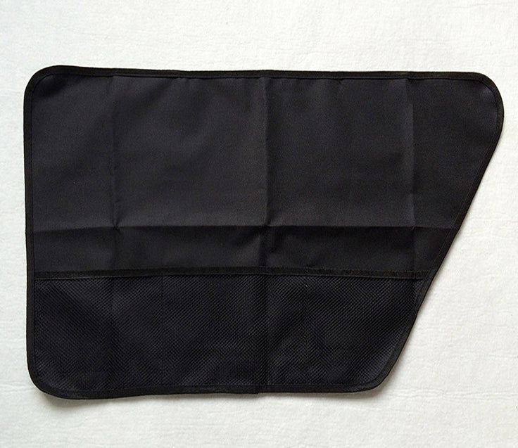 Car Door Pet Scratch Protector Pad With Mesh Storage