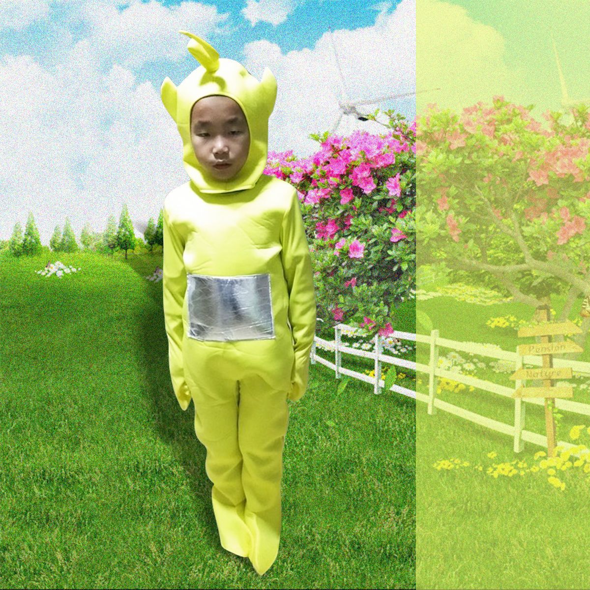 Teletubbies Costume Full-Body Group Party Standout