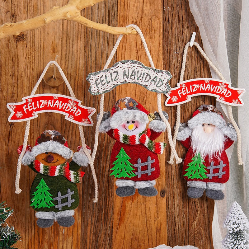 Christmas Hanging Decoration – Feliz Navidad Charm