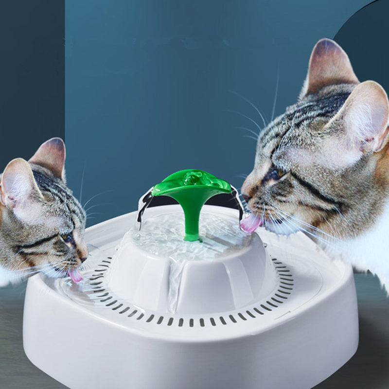 Automatic Cat Water Fountain With 3 Flow Modes, 1.3L