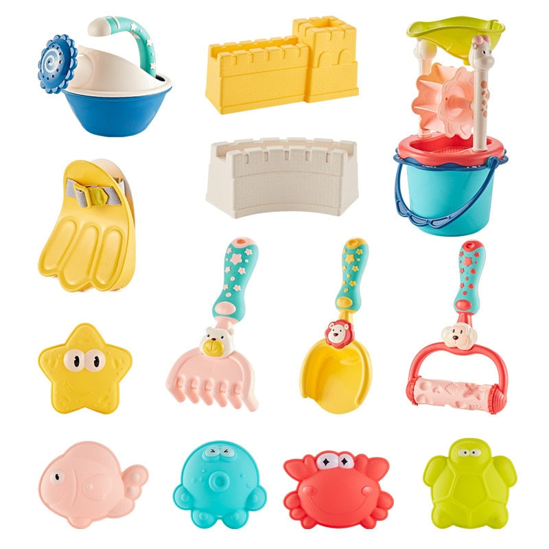 Beach Toy Set: Soft 11-Piece Sand & Water Play Fun