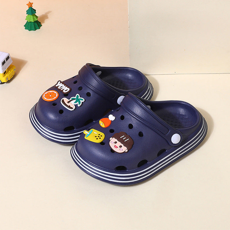 Children’s Summer Slip-On Shoes with Adjustable Straps