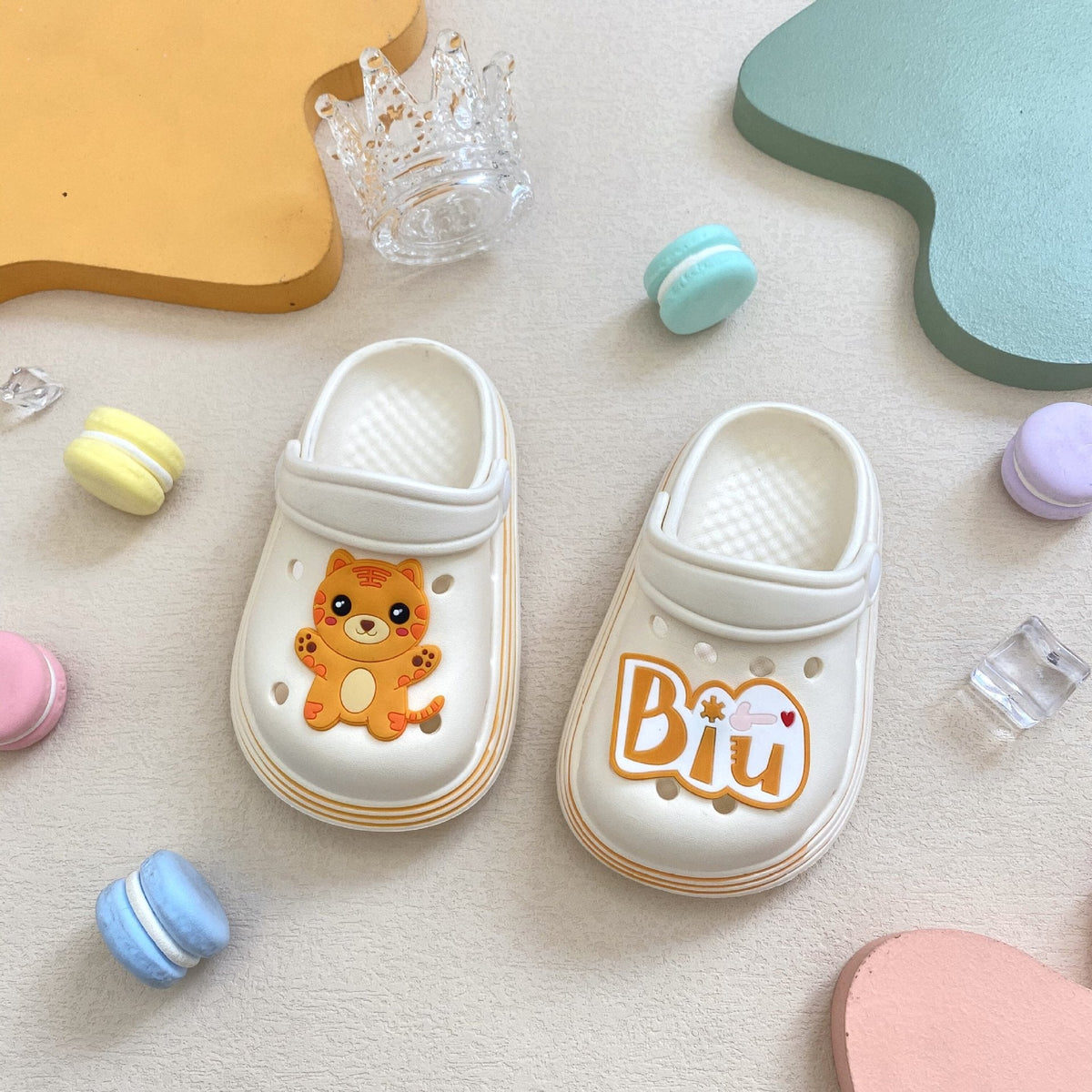 Children’s Summer Slip-On Shoes with Adjustable Straps