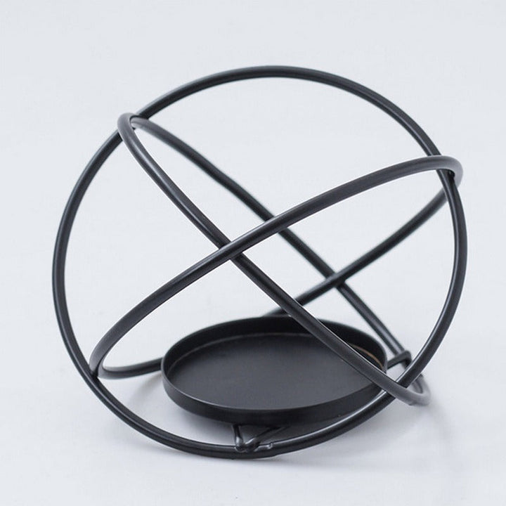 Geometric Candle Holder for Sculptural Tabletop Glow