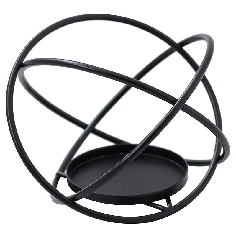 Geometric Candle Holder for Sculptural Tabletop Glow
