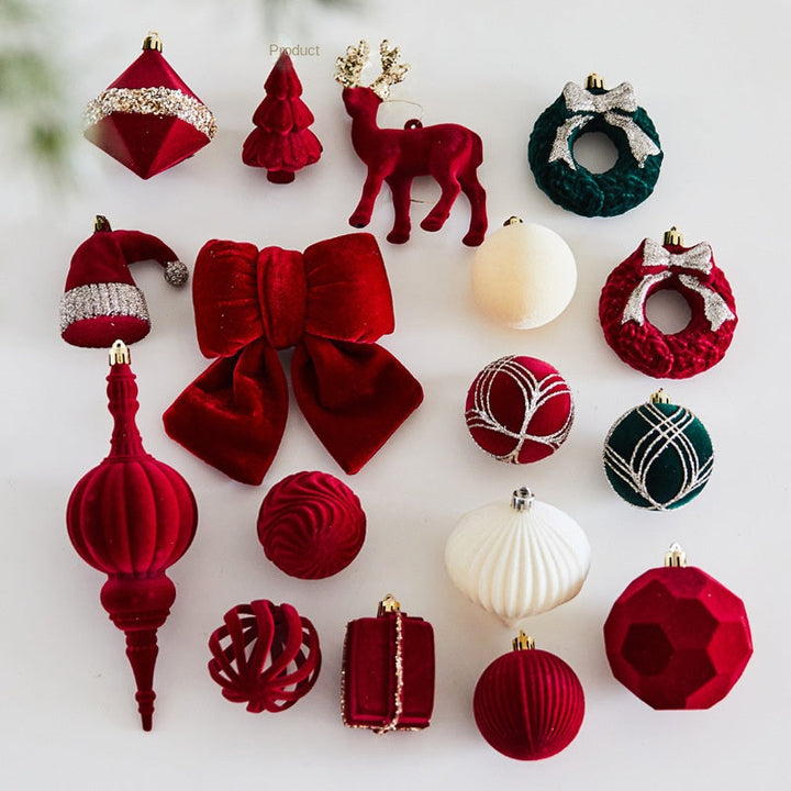 Flocked Christmas Ornaments for a Luxe Holiday Tree