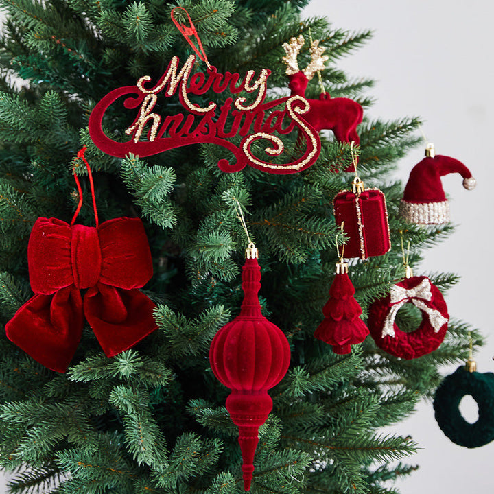 Flocked Christmas Ornaments for a Luxe Holiday Tree