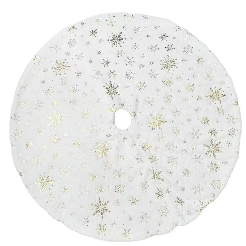 Plush Christmas Tree Skirt for Elegant Snowy Decor