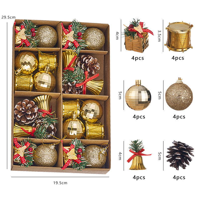 Christmas Tree Ornaments Coordinated Holiday Gift Pack