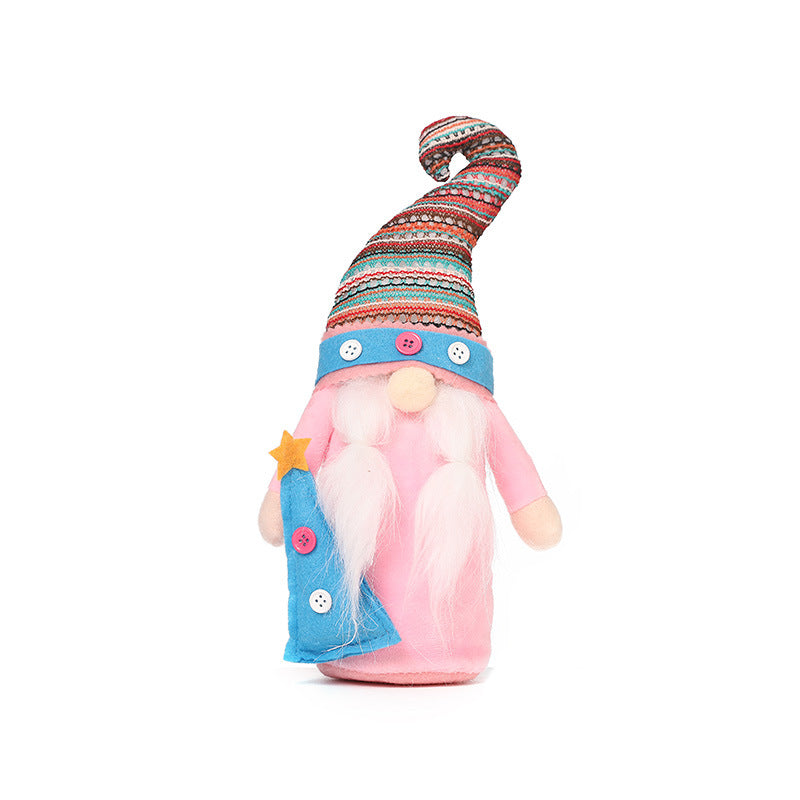 Christmas Gnome Decorations Pair for Festive Displays
