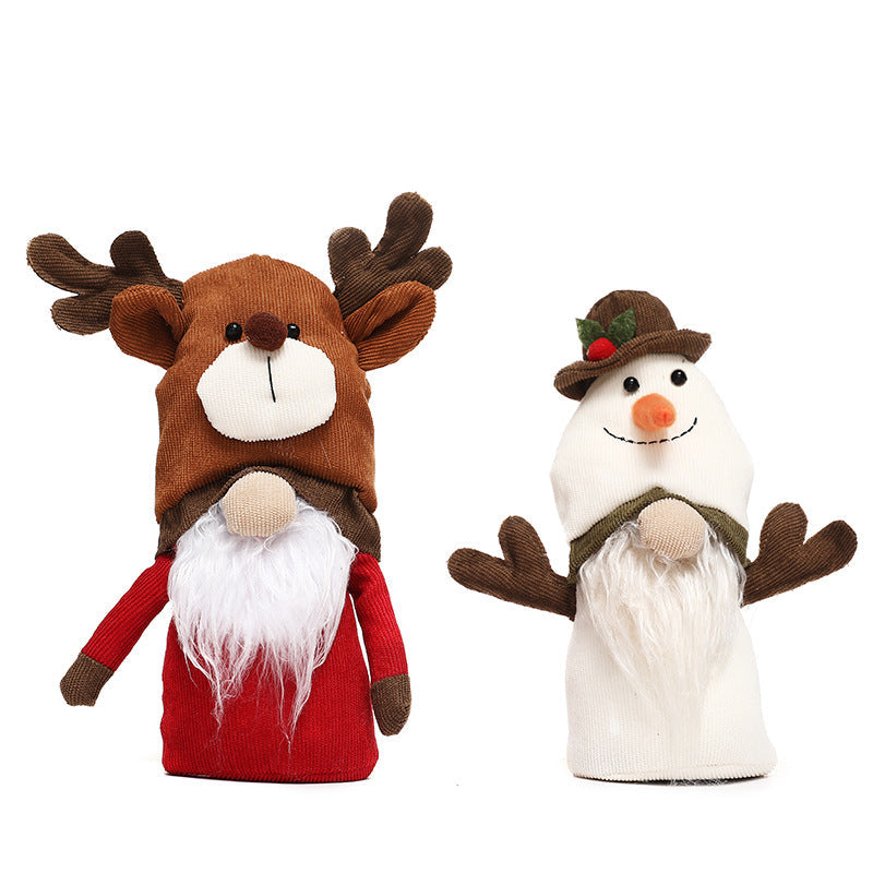 Christmas Rudolph & Snowman Decor Set for Cozy Charm