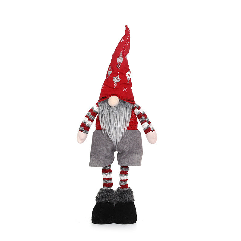 Christmas Gnome Doll Pair - Standing Faceless Holiday Decor