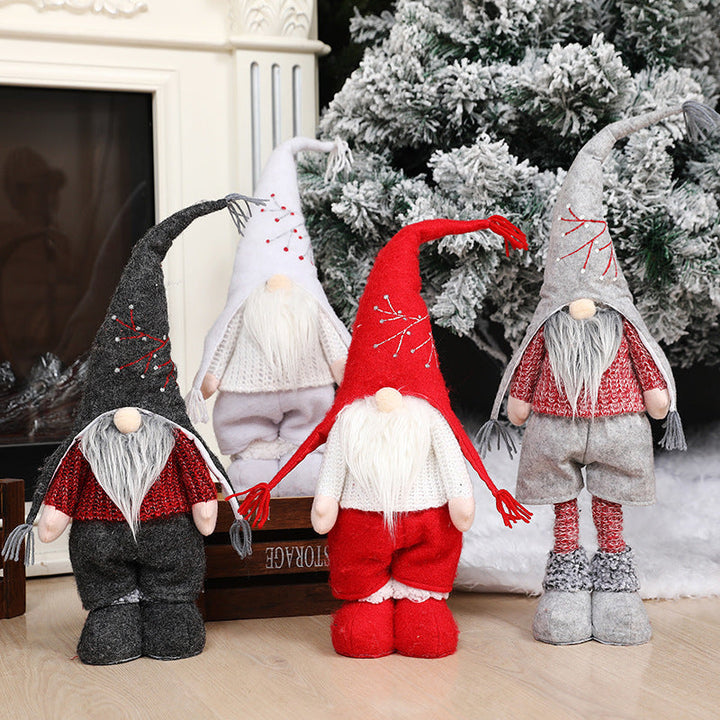 Christmas Gnome Decorations Set for Festive Displays