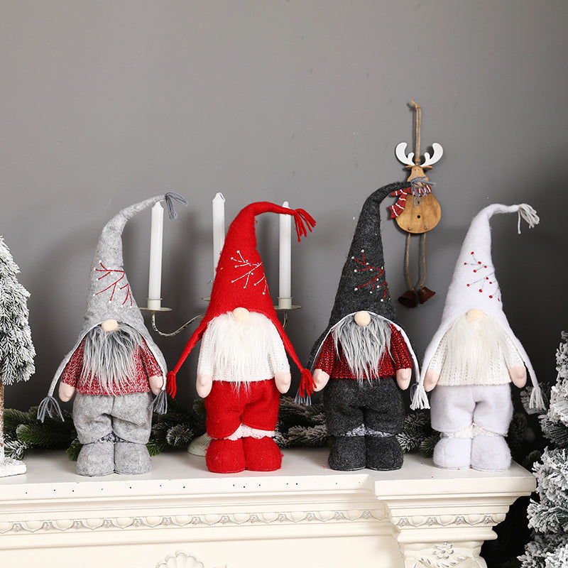 Christmas Gnome Decorations Set for Festive Displays