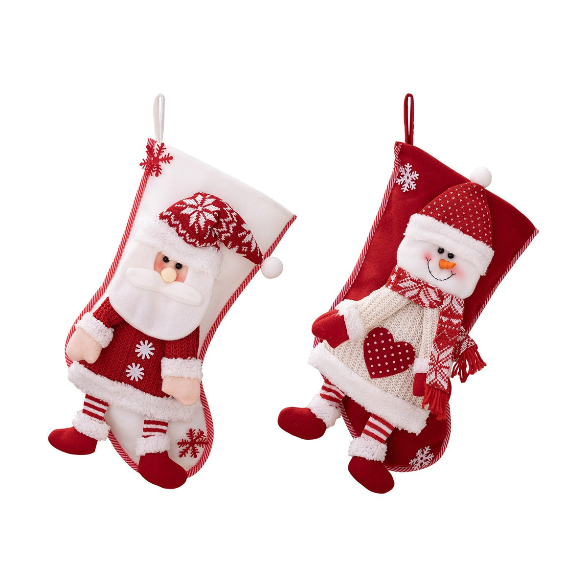Christmas Stocking Set for Cozy Festive Mantel Decor