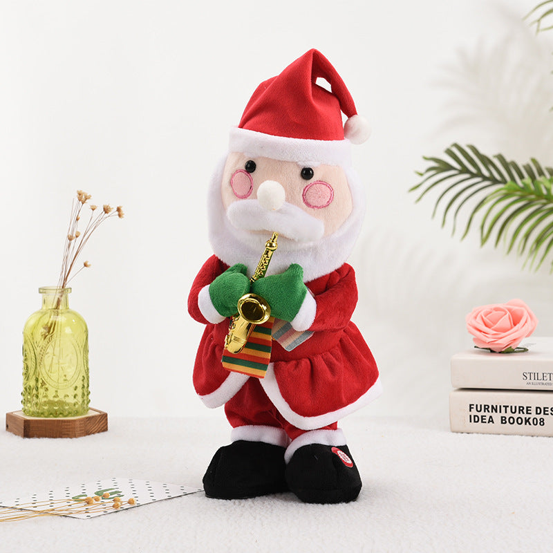 Animated Christmas Plush Toy That Sings And Twists