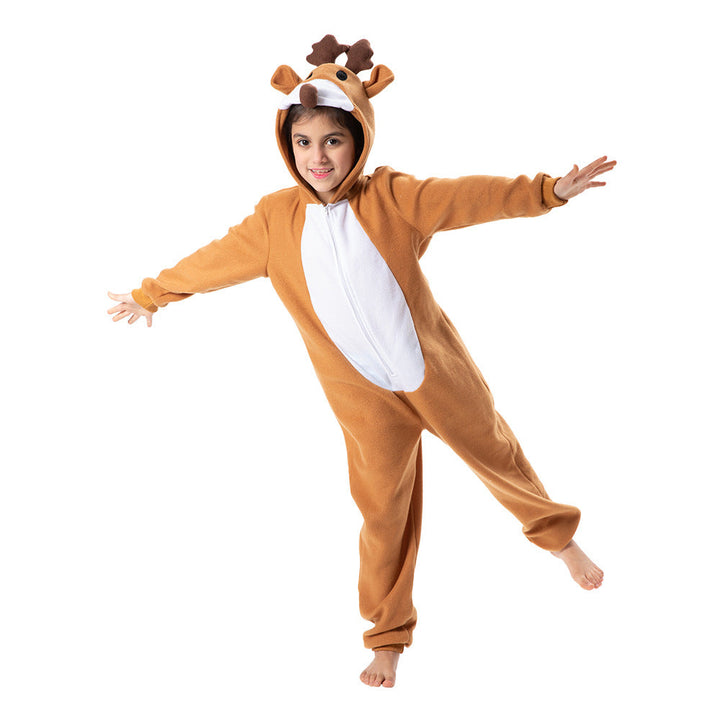 Reindeer Costume Pajamas for Festive Holiday Parties