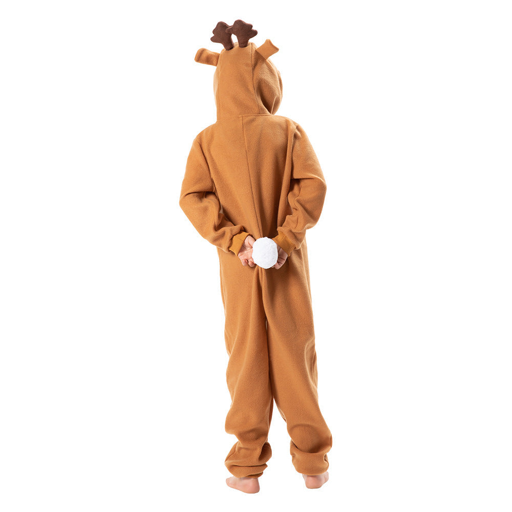 Reindeer Costume Pajamas for Festive Holiday Parties