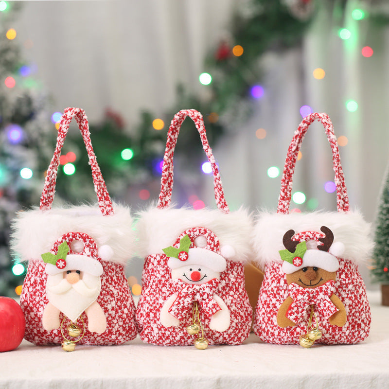 Christmas Gift Bag, Reusable for Small Holiday Gifts