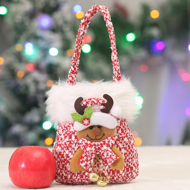 Christmas Gift Bag, Reusable for Small Holiday Gifts