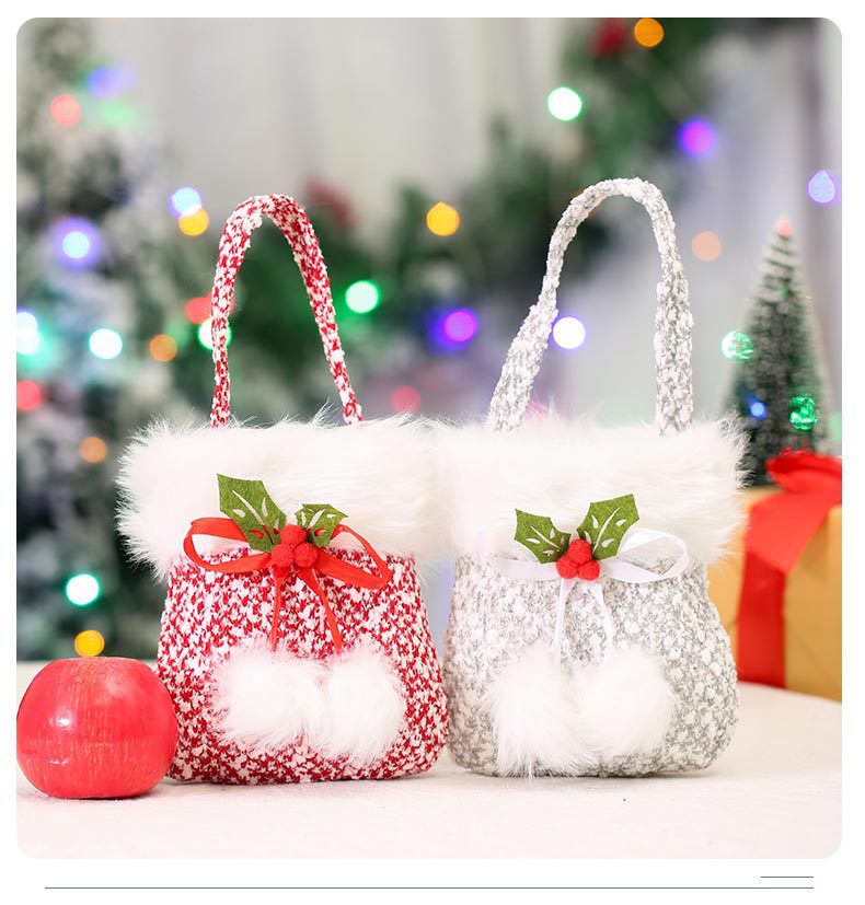 Christmas Gift Bag, Reusable for Small Holiday Gifts