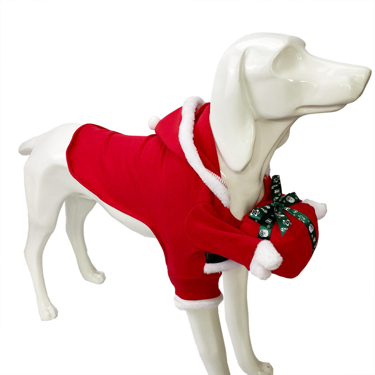 Christmas Dog Costume Santa Gift Outfit for Holiday Photos