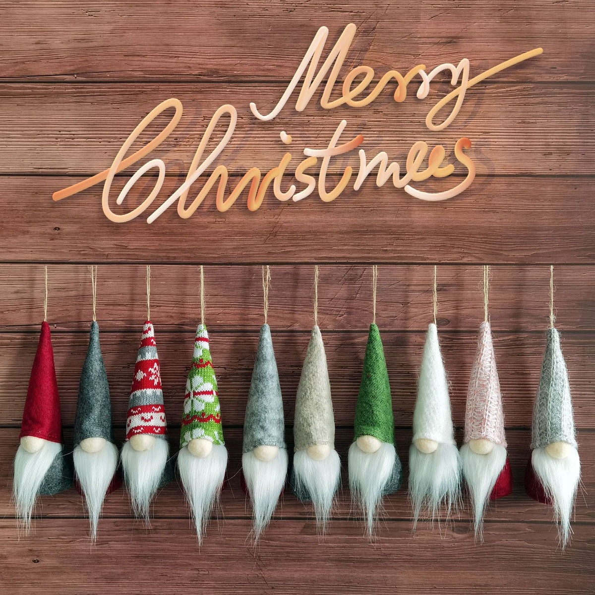 Christmas Gnome Ornaments — Cozy Tree Character