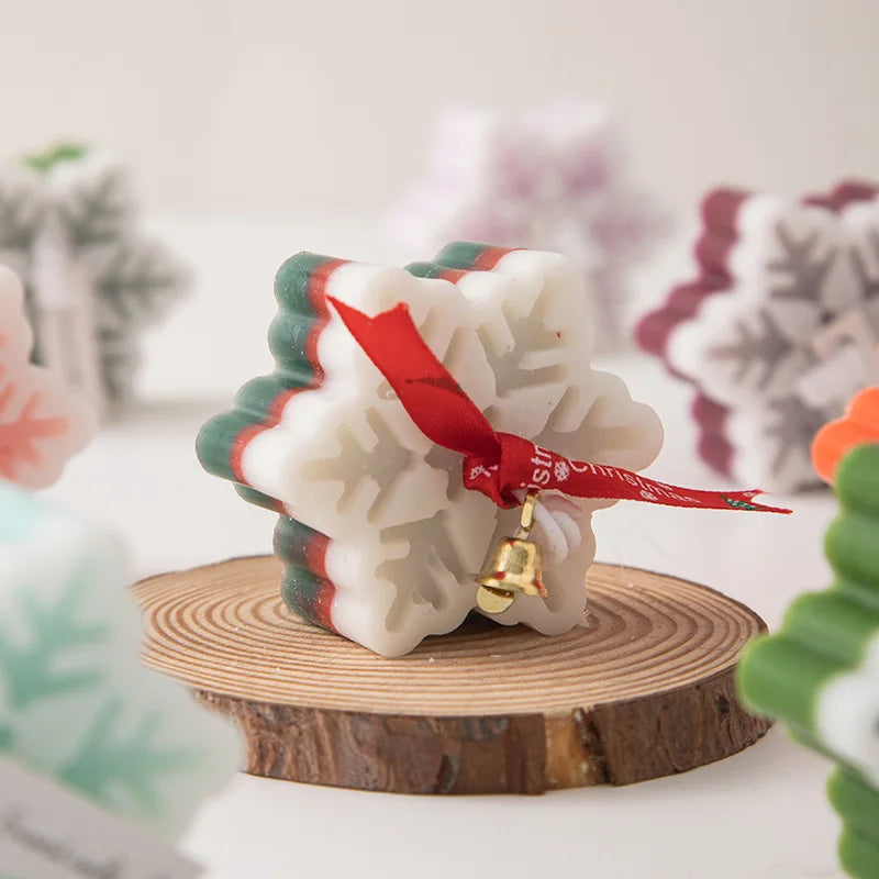 Christmas Snowflake Candle For A Warm Festive Glow