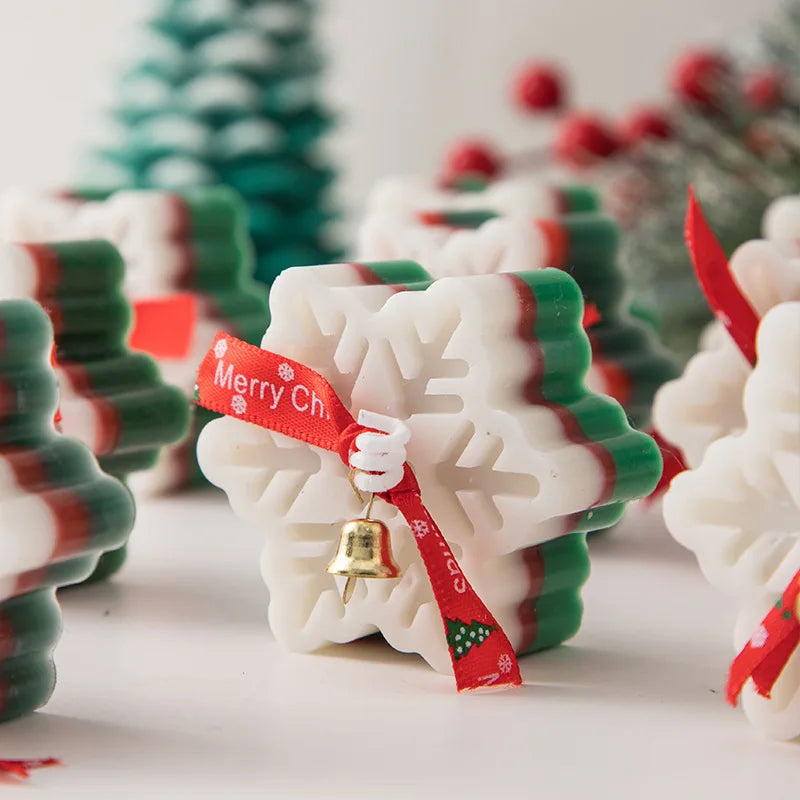 Christmas Snowflake Candle For A Warm Festive Glow