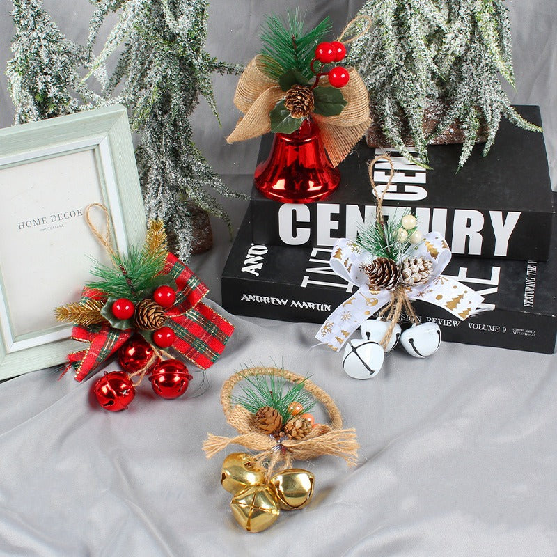 Christmas Tree Bell Ornament Set for Festive Displays