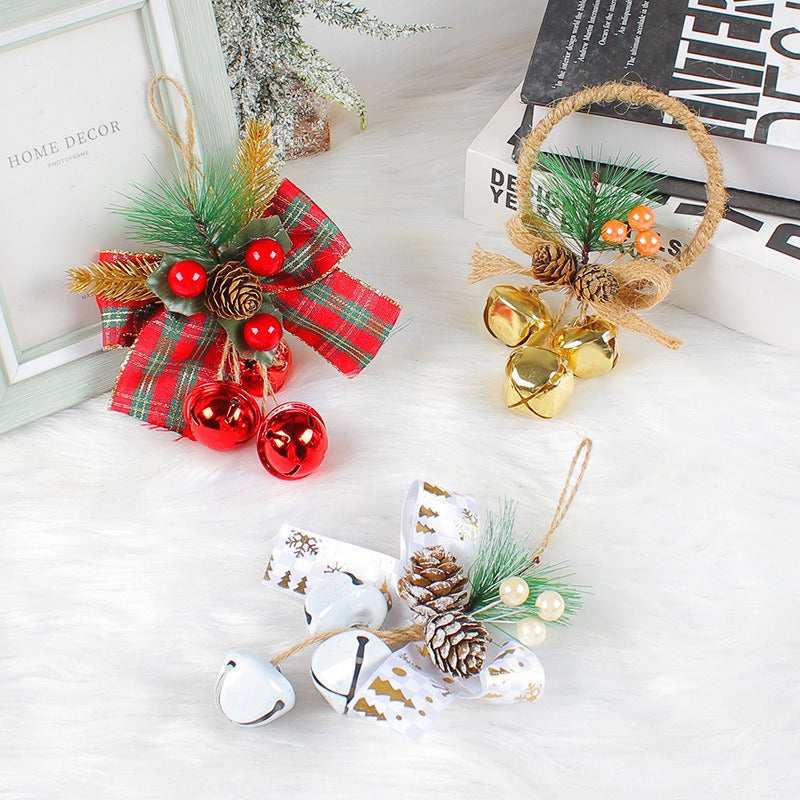Christmas Tree Bell Ornament Set for Festive Displays