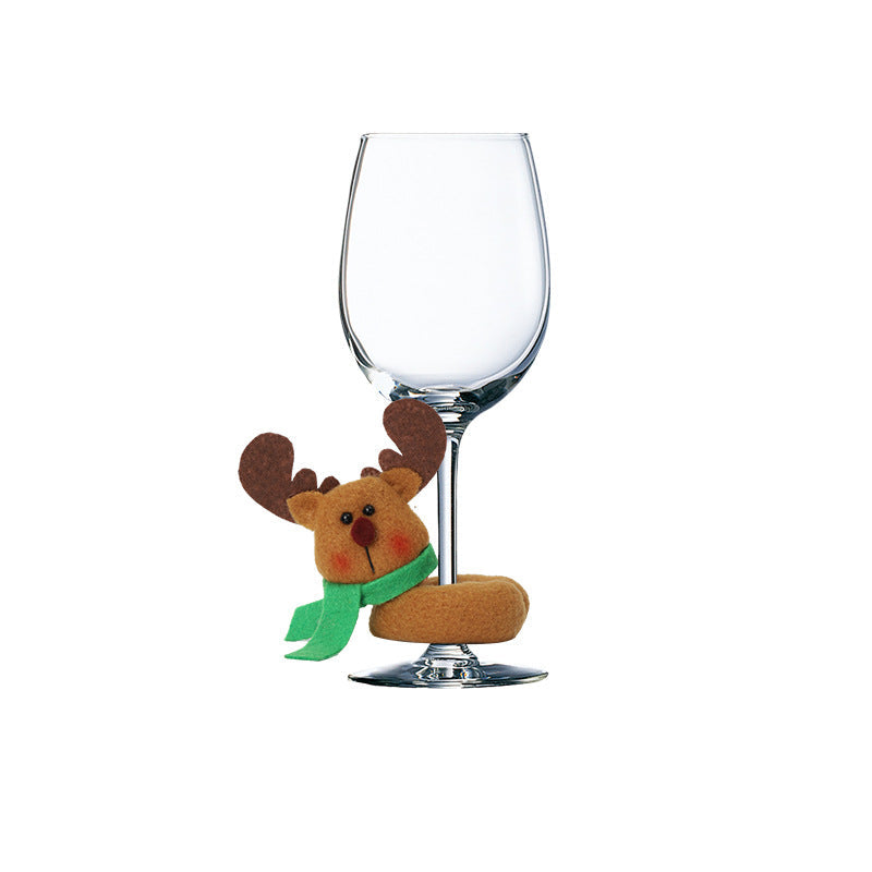 Christmas Wine Glass Decorations for Festive Tables