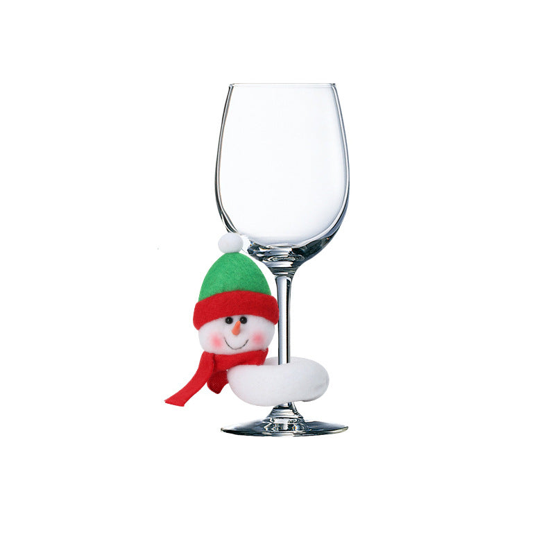 Christmas Wine Glass Decorations for Festive Tables