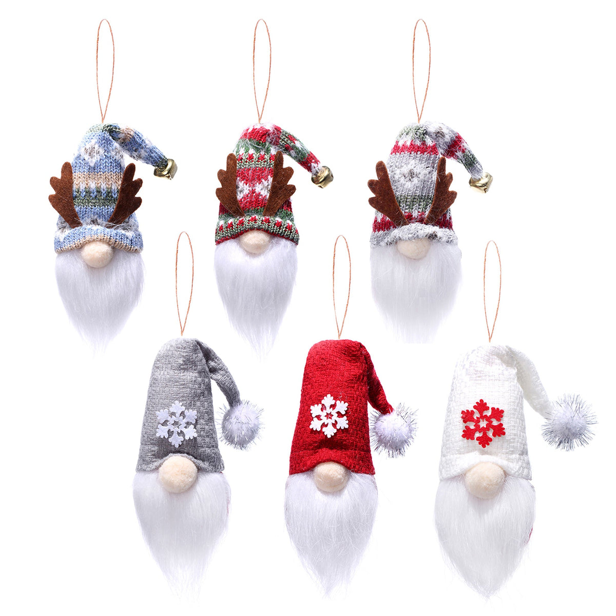 Christmas Gnome Ornaments Set for Cozy Tree Decorating