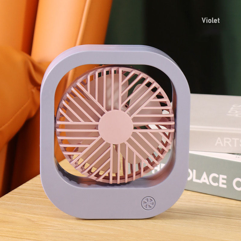 Desk Mini Fan, USB Rechargeable for Study and Outdoors