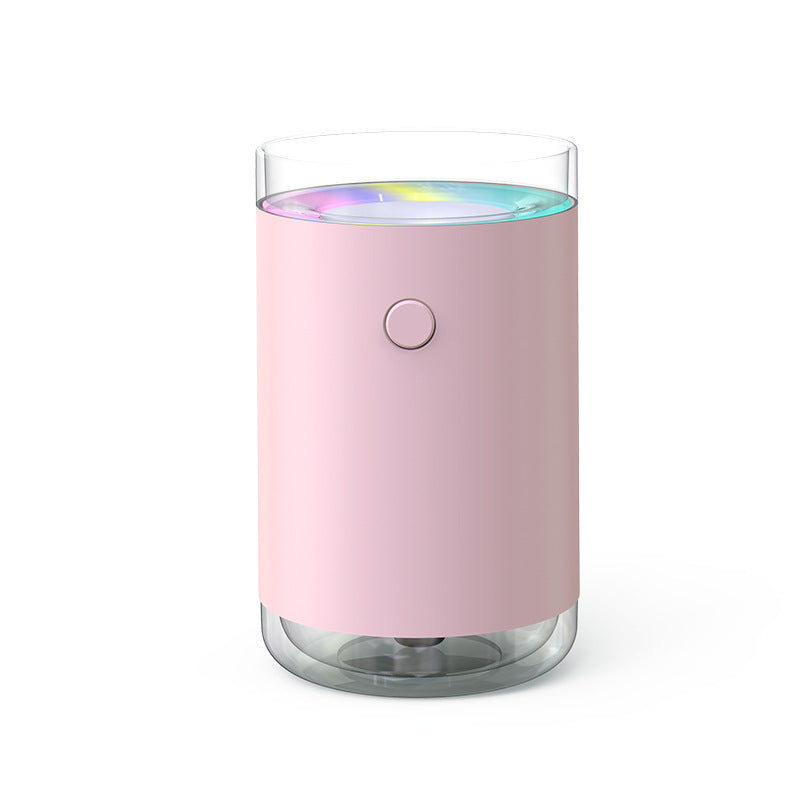 Rainbow Mist Desk Humidifier with Ambient RGB Light