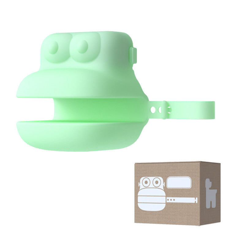 Frog Shaped Dog Poop Scooper With Bag Holder