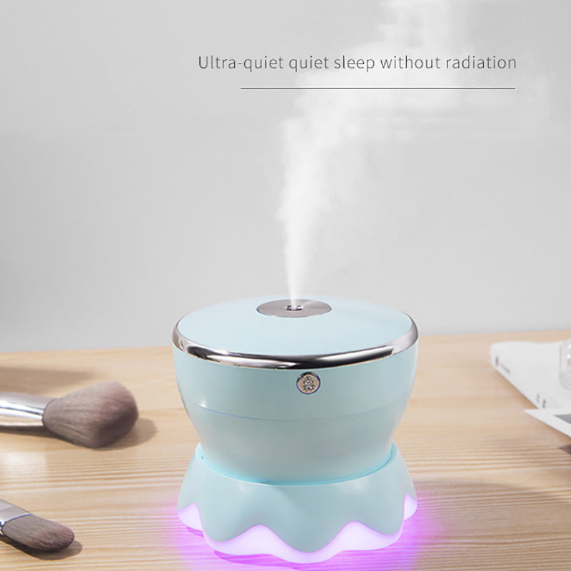 Silent USB Humidifier with LED Night Light for Desks
