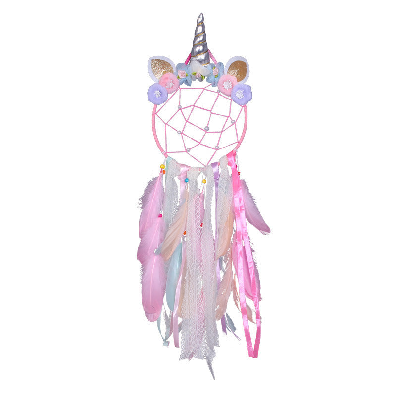 Unicorn Dream Catcher Wall Decor for Whimsical Rooms